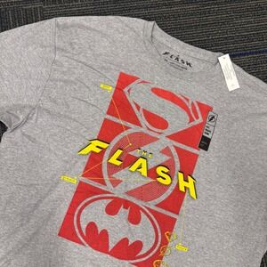The‎ Flash Superman Batman Graphic T-Shirt DC Comics Warner Bros 2XL